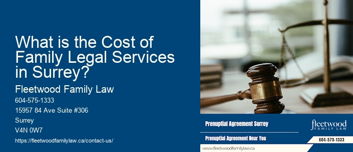 What is the Cost of Family Legal Services in Surrey?