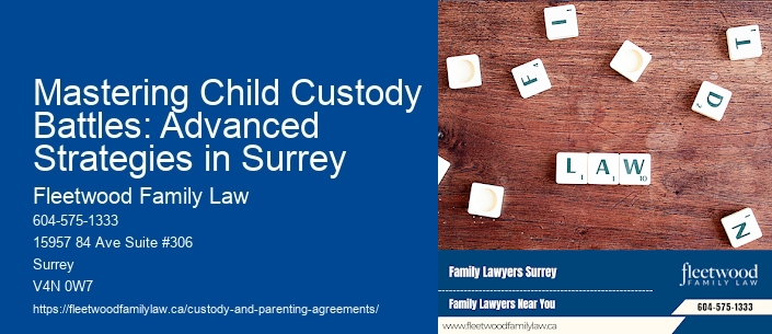Mastering Child Custody Battles: Advanced Strategies in Surrey