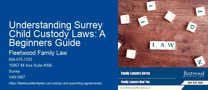 Understanding Surrey Child Custody Laws: A Beginners Guide