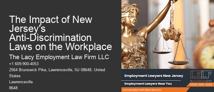 The Impact of New Jersey's Anti-Discrimination Laws on the Workplace