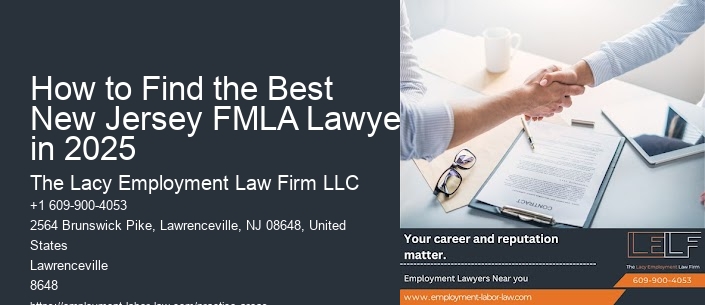 How to Find the Best New Jersey FMLA Lawyer in 2025