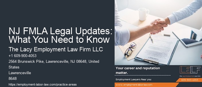 NJ FMLA Legal Updates: What You Need to Know