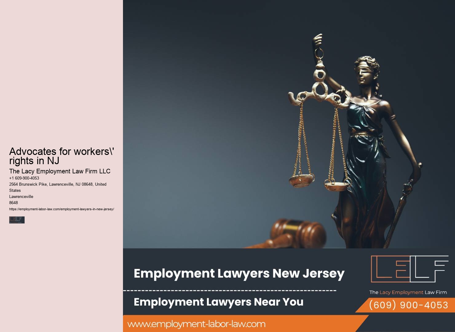 NJ Employment Lawyers for Workplace Regulations