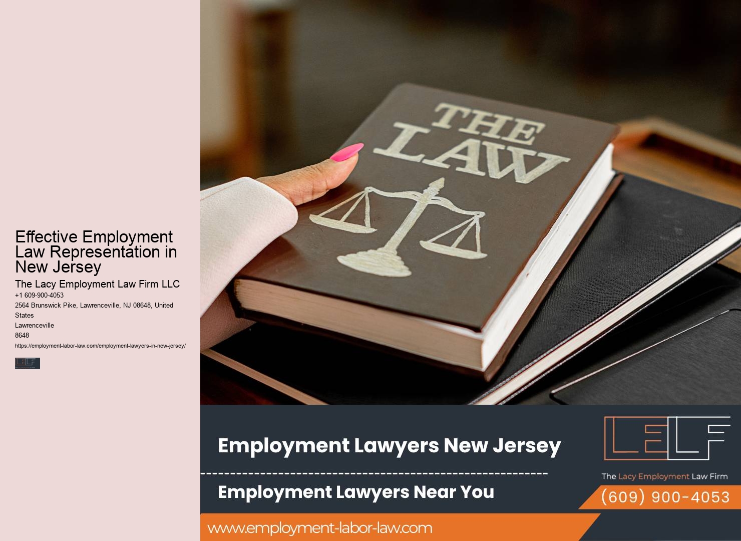 Comprehensive Employment Law Representation in NJ