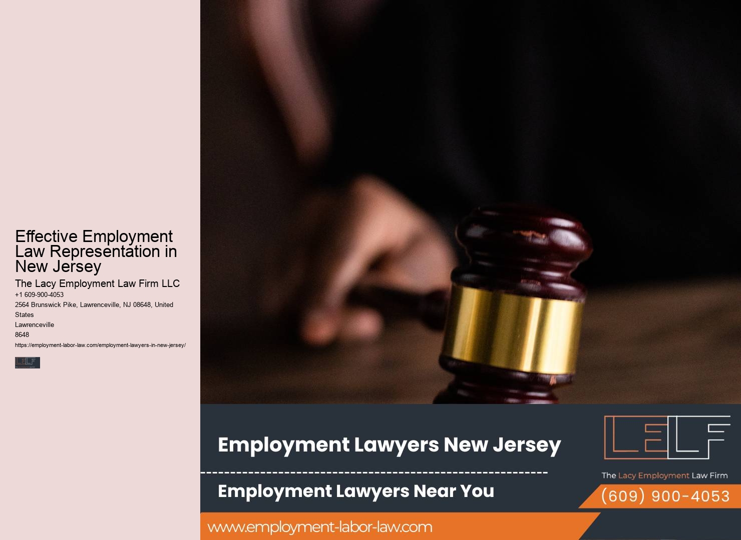 NJ Employment Lawyers for Workplace Rights