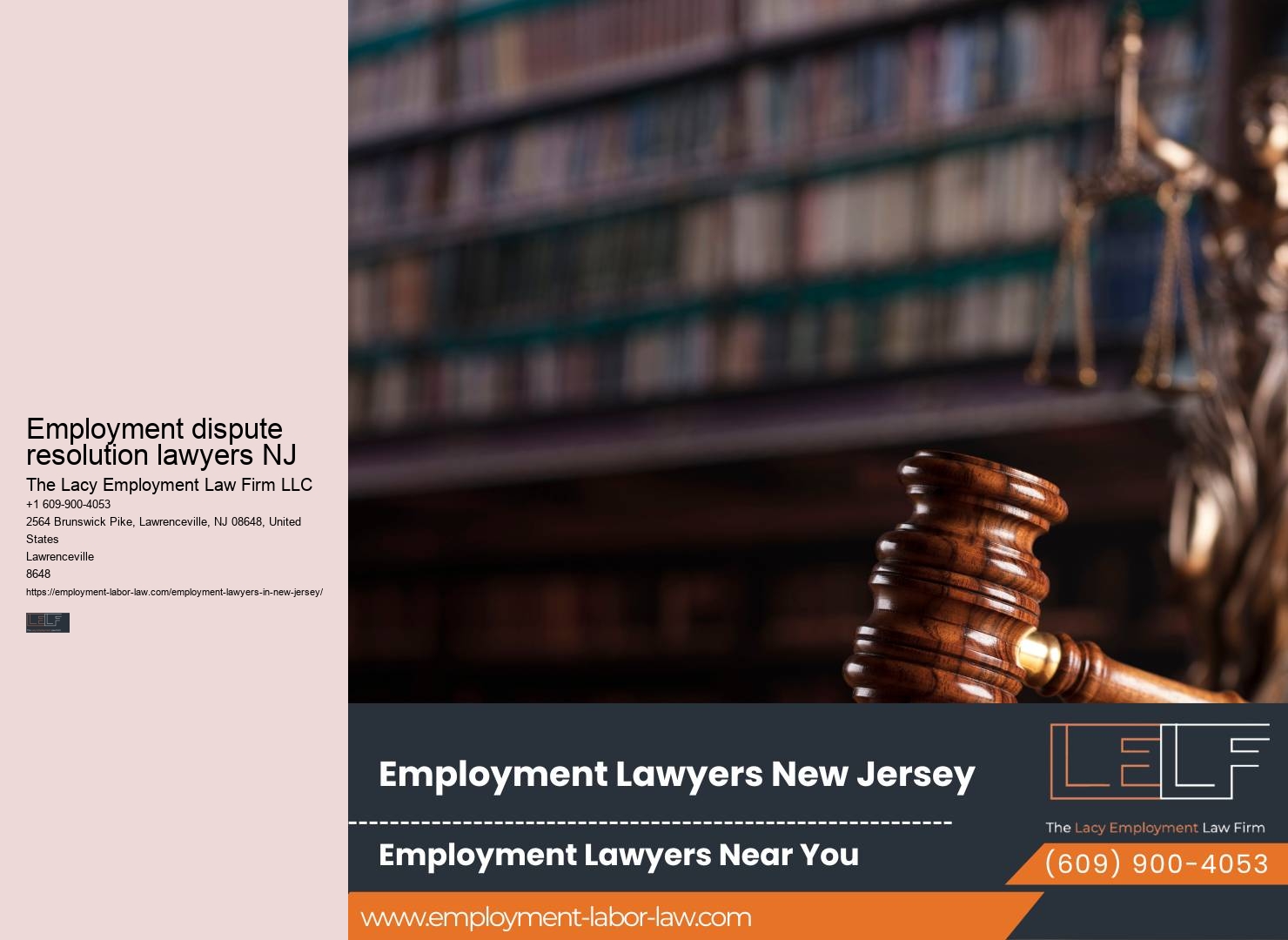 Proven Employment Law Advocates in NJ