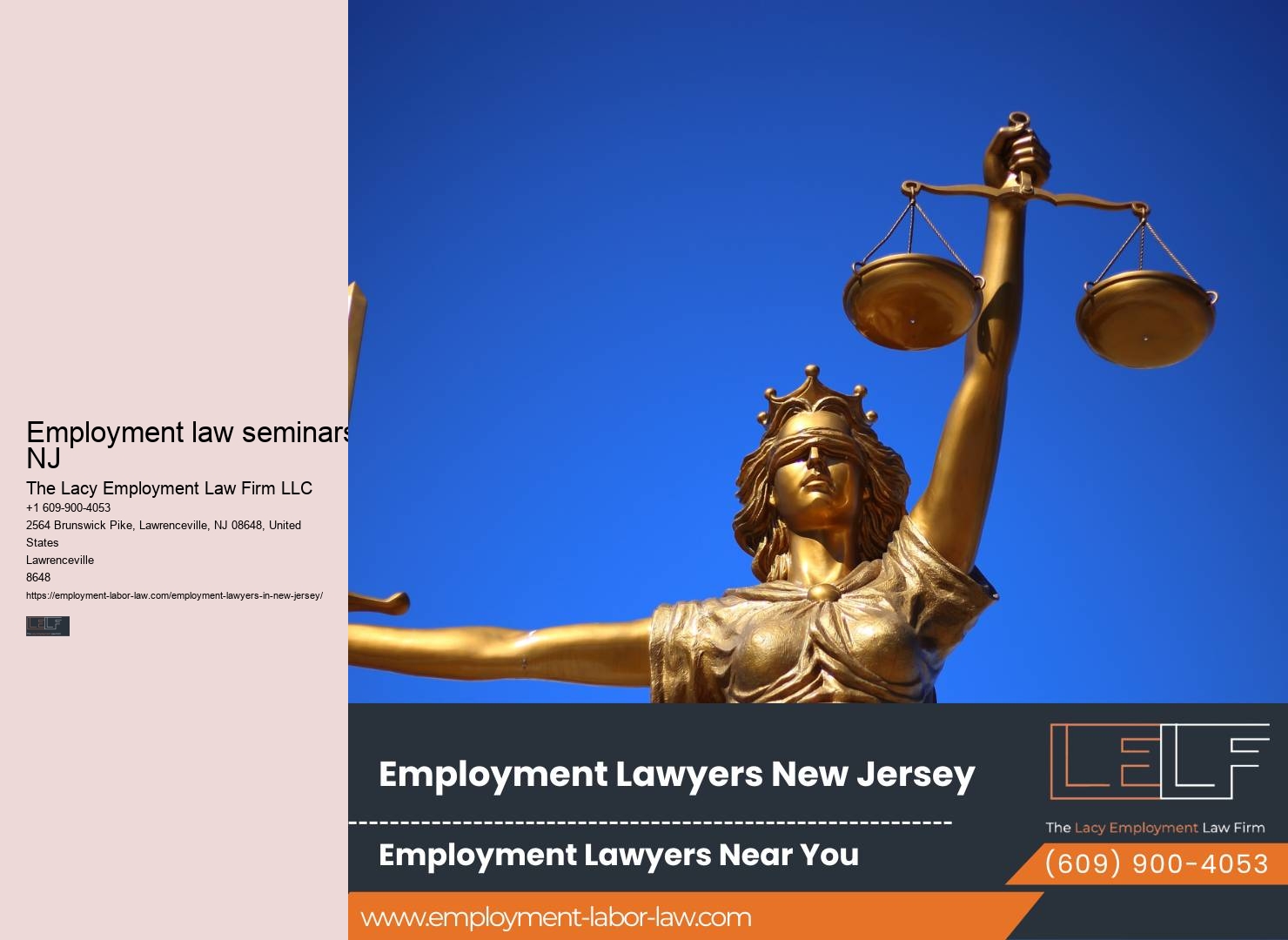 Leading NJ Employment Law Consultation Services