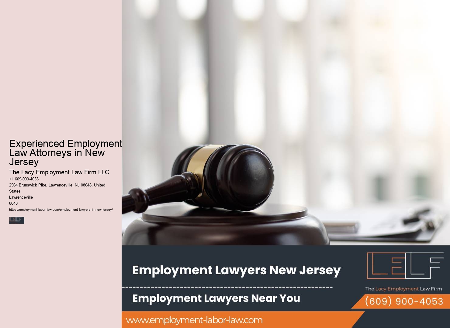 Proven Employment Law Advocates in NJ