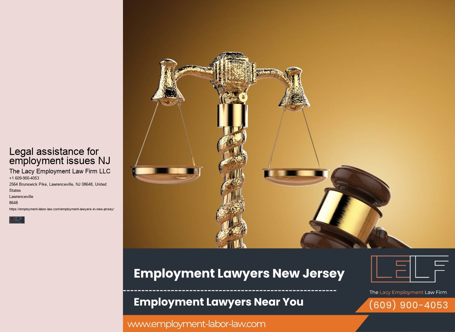 NJ Employment Lawyers for Employer Policies