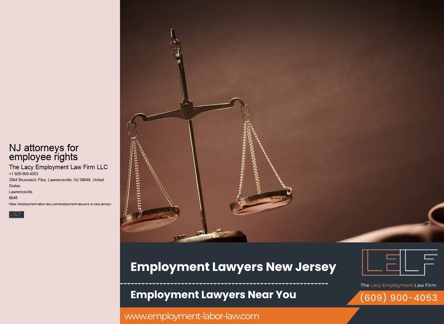 Trusted Employment Law Services in NJ