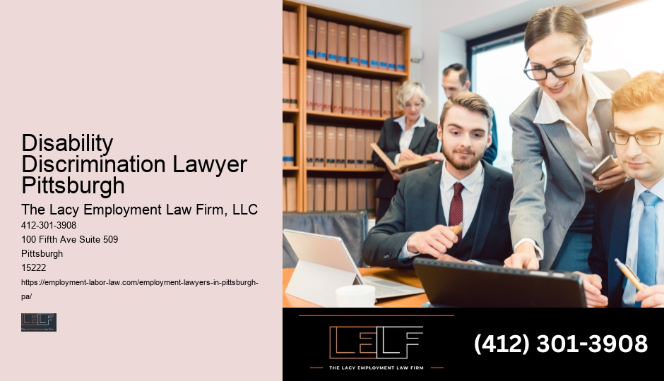 Disability Discrimination Lawyer Pittsburgh Workplace Legal Matters