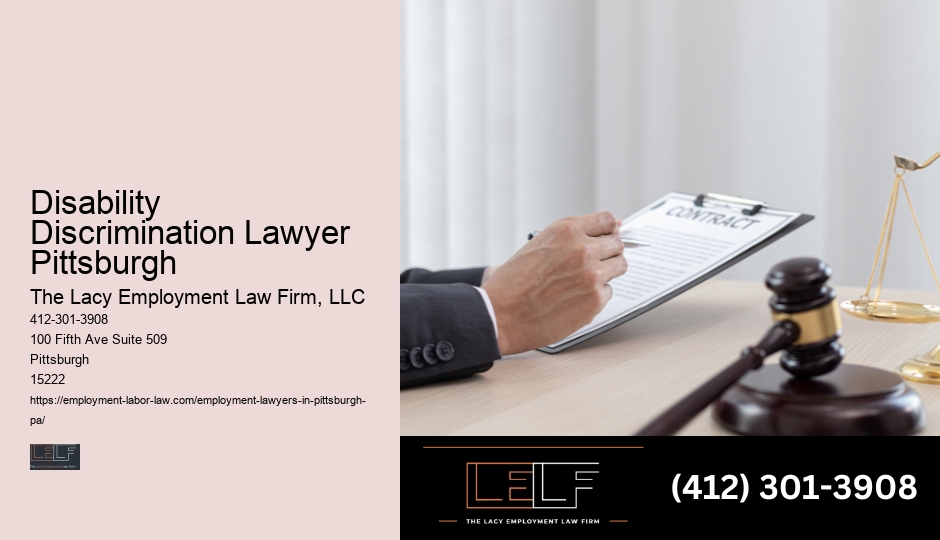 Disability Discrimination Lawyer Pittsburgh Whistleblower Lawyer