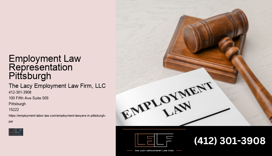 Employment Law Representation Pittsburgh employment law firm trial attorney