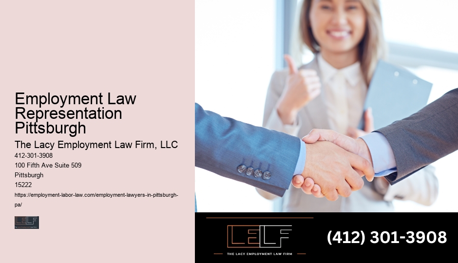 Employment Law Representation Pittsburgh Workplace Issue Attorney
