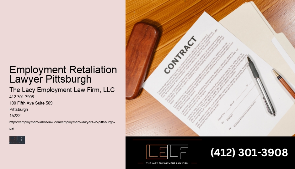 Employment Retaliation Lawyer Pittsburgh employment law firm arbitration