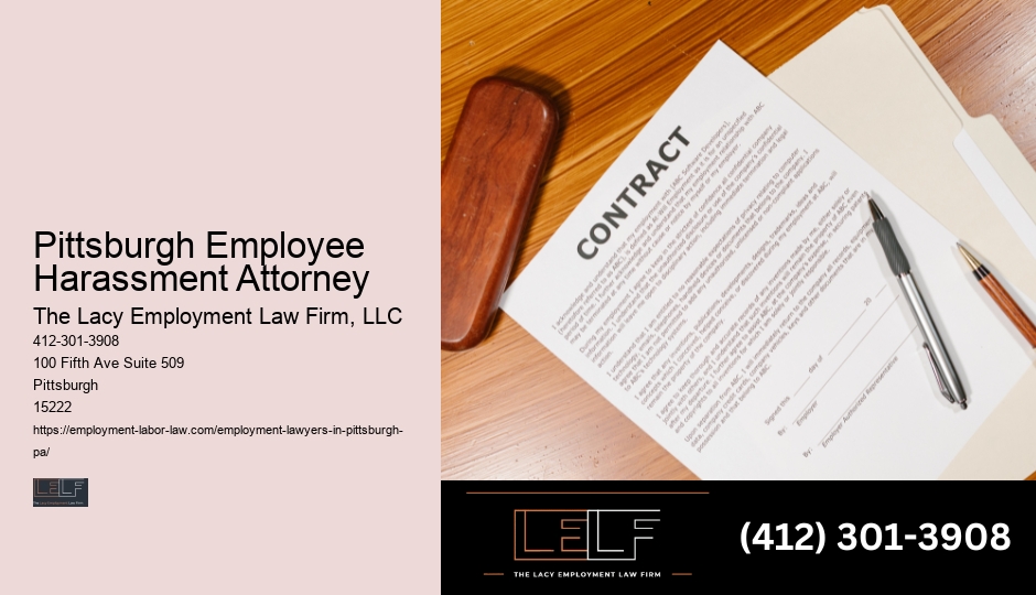 Pittsburgh Employee Harassment Attorney Workplace Lawyer