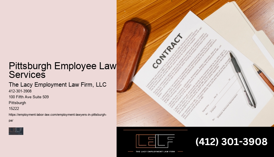 Employment Law Firm Pittsburgh Employee Law Services
