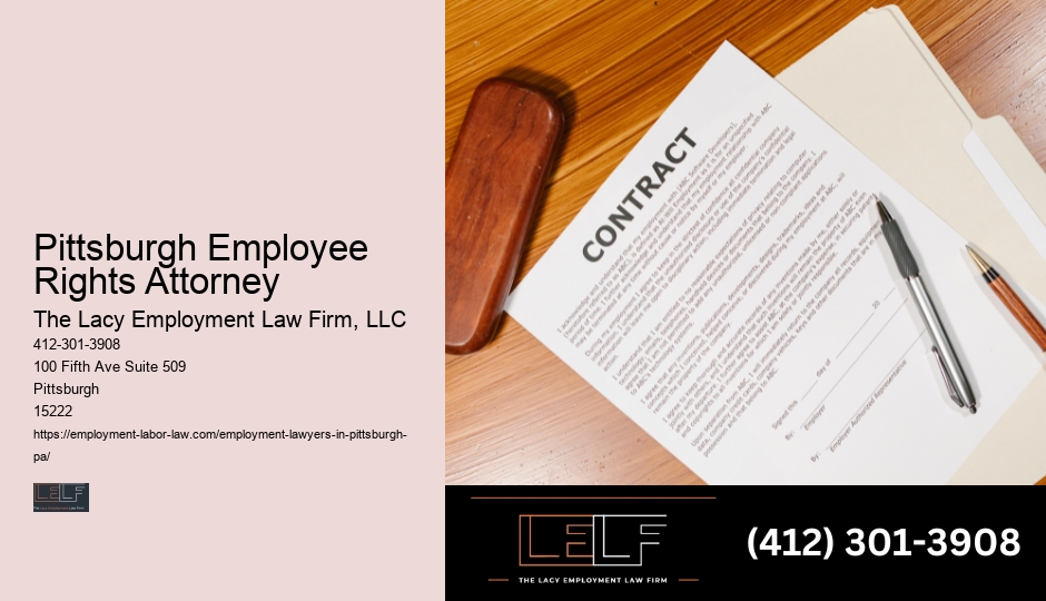 Pittsburgh Employee Rights Attorney Severance Pay Lawyer