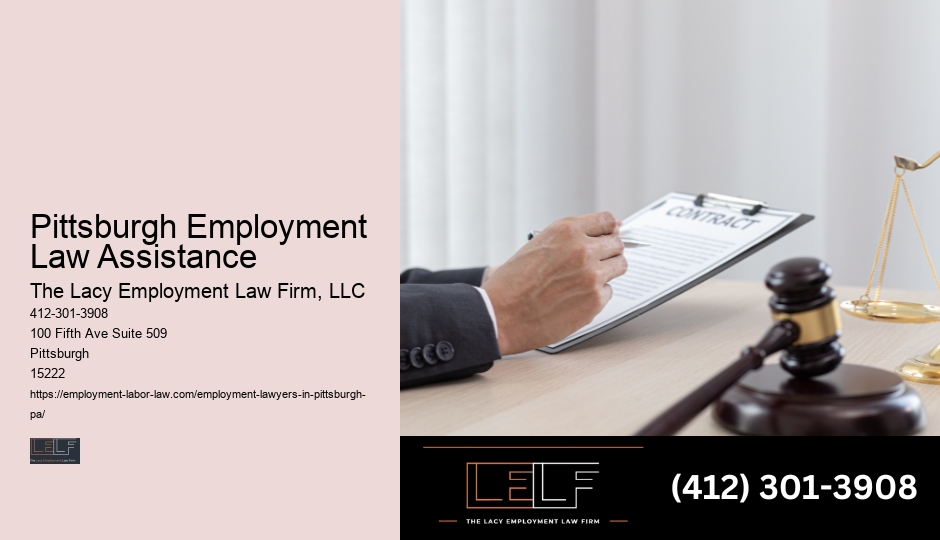 Pittsburgh Employment Law Assistance employment law firm claims