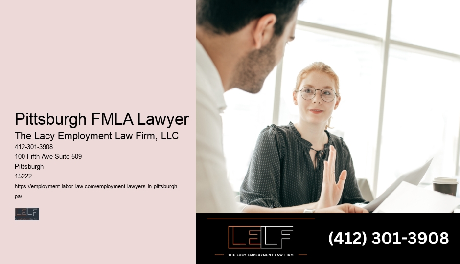 Pittsburgh FMLA Lawyer employment law firm litigation support