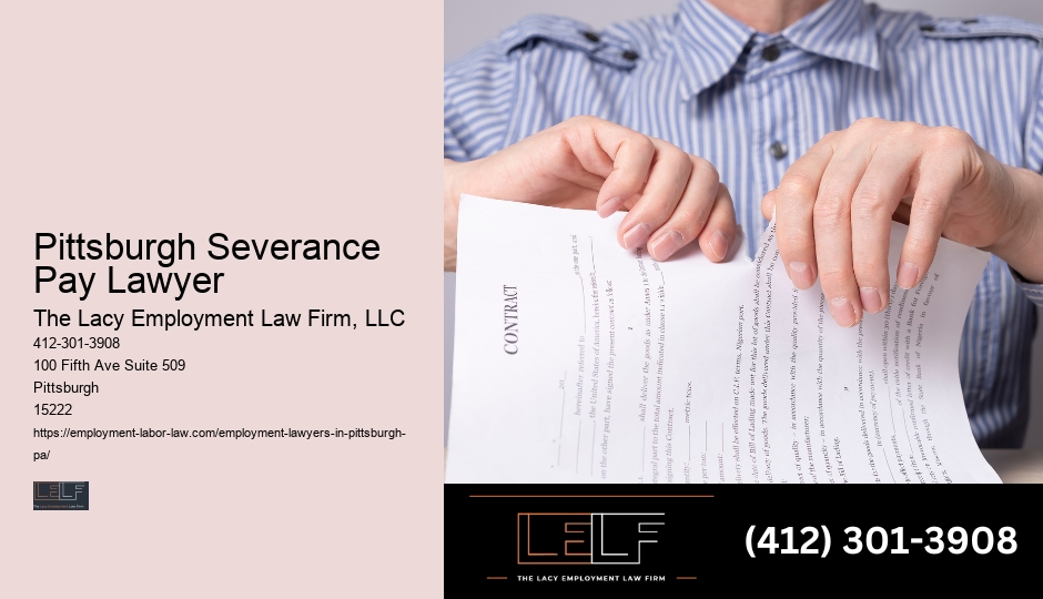 Pittsburgh Severance Pay Lawyer Workplace Legal Issues