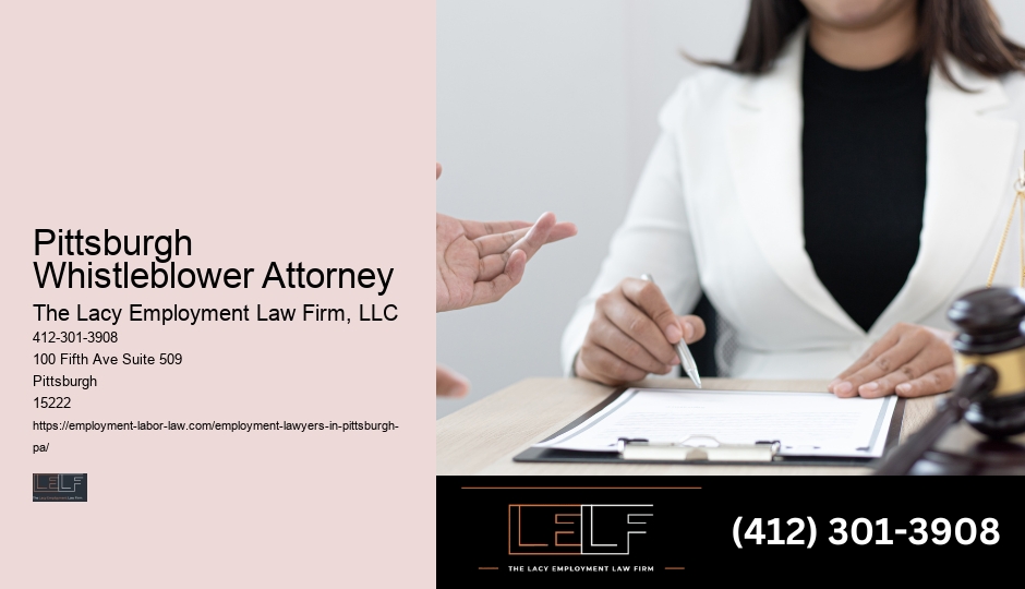 Pittsburgh Whistleblower Attorney Employment Rights Counsel