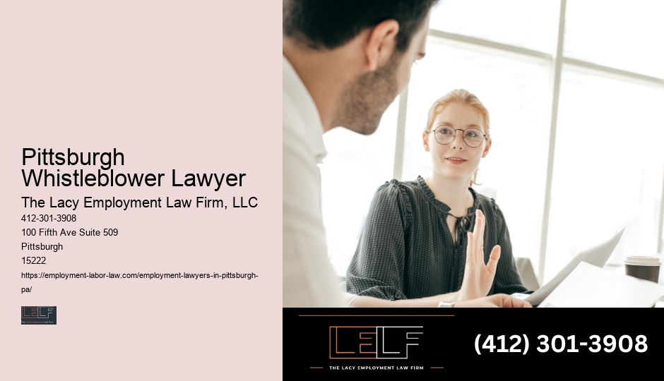 Pittsburgh Whistleblower Lawyer Employment Legal Expert