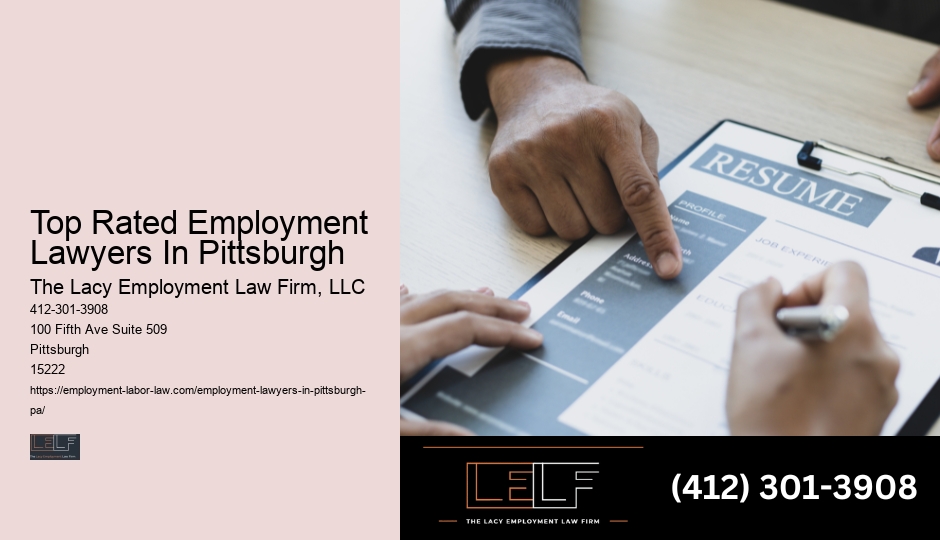 Top Rated Employment Lawyers In Pittsburgh severance agreement attorney