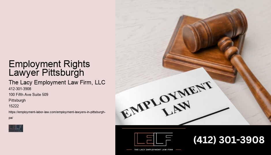 Pittsburgh Job Termination Legal Help