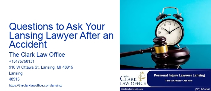 Questions to Ask Your Lansing Lawyer After an Accident