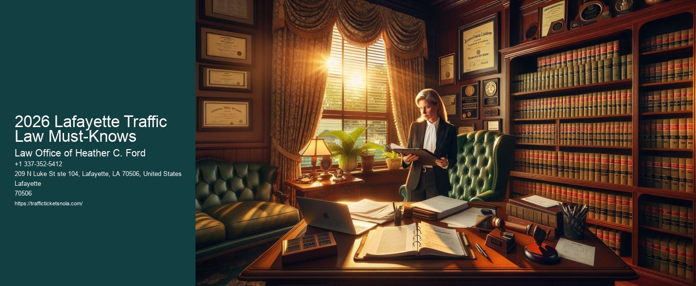 2026 Lafayette Traffic Law Must-Knows