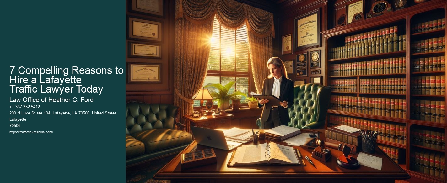 7 Compelling Reasons to Hire a Lafayette Traffic Lawyer Today
