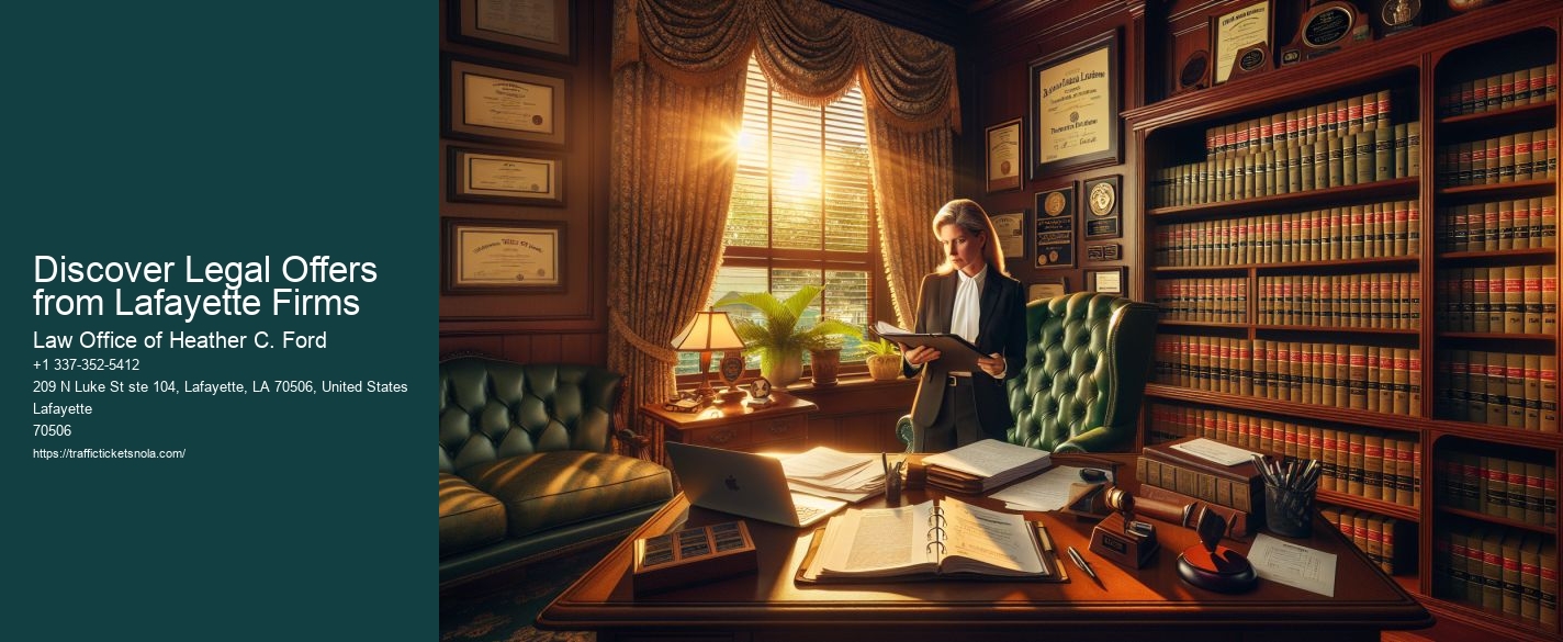 Discover Legal Offers from Lafayette Firms