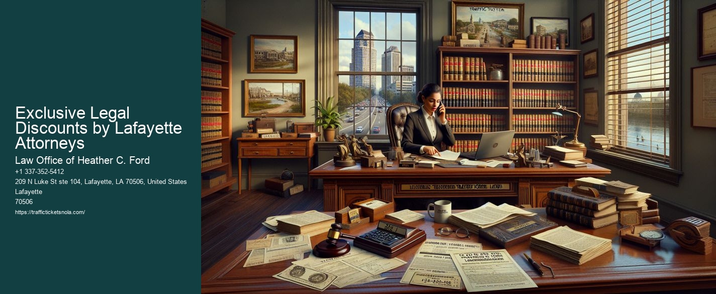 Exclusive Legal Discounts by Lafayette Attorneys