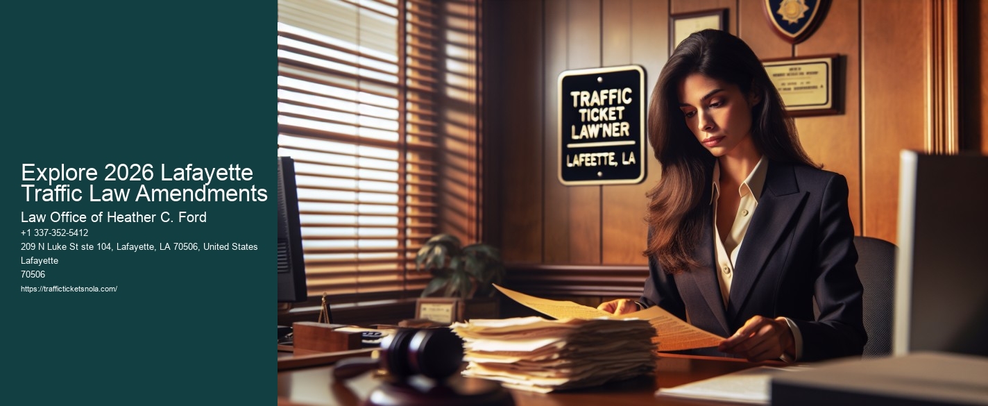 Explore 2026 Lafayette Traffic Law Amendments
