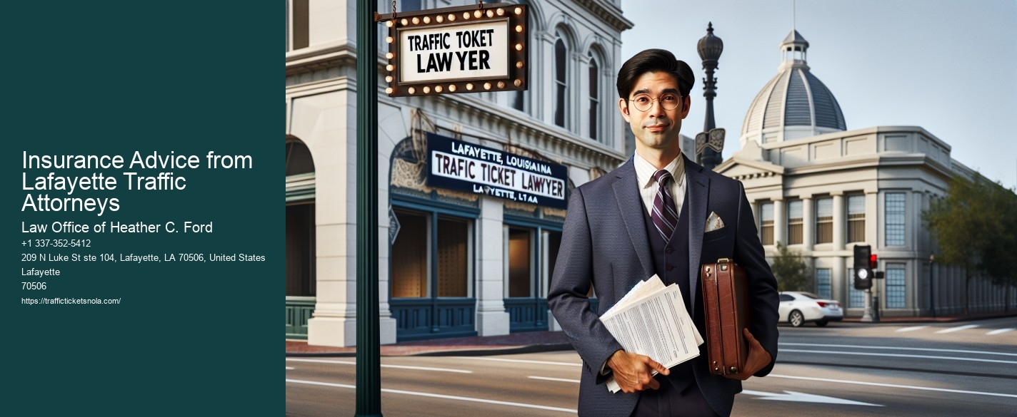 Insurance Advice from Lafayette Traffic Attorneys