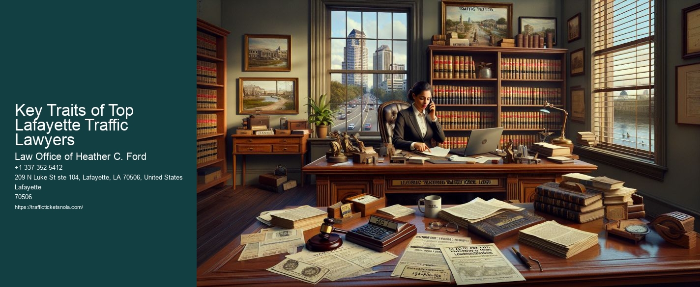 Key Traits of Top Lafayette Traffic Lawyers