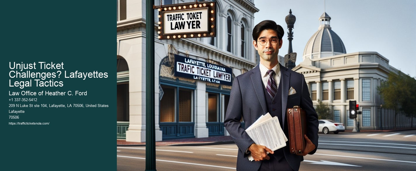 Unjust Ticket Challenges? Lafayettes Legal Tactics