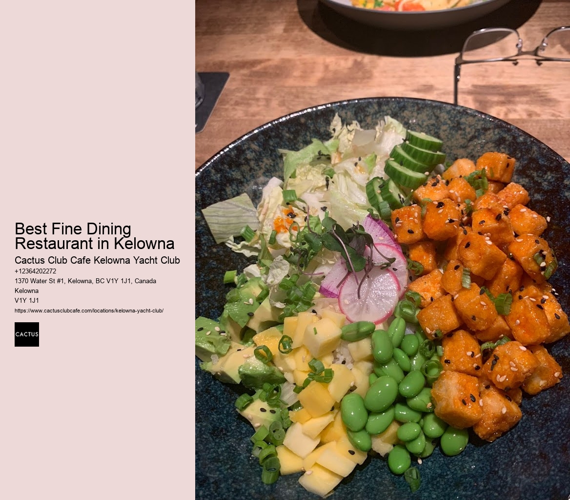 Experience the flavors of Kelowna