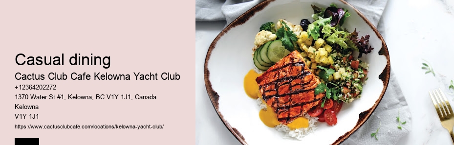 Kelowna's gourmet dining experiences