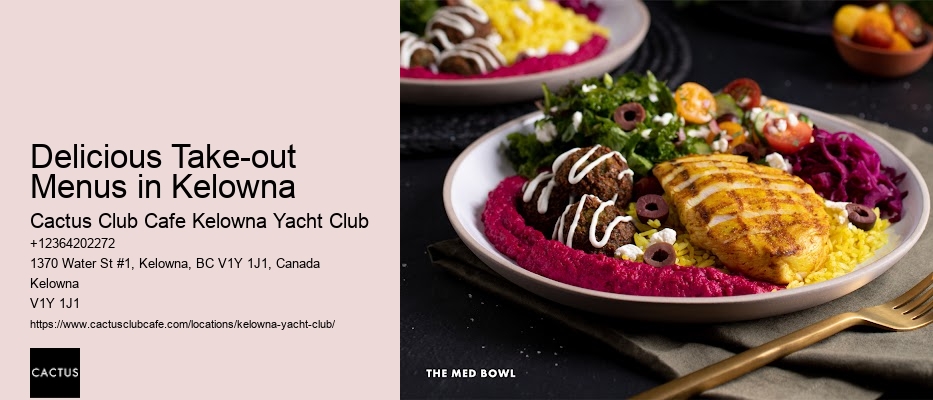Kelowna Restaurants with Creative Cocktails
