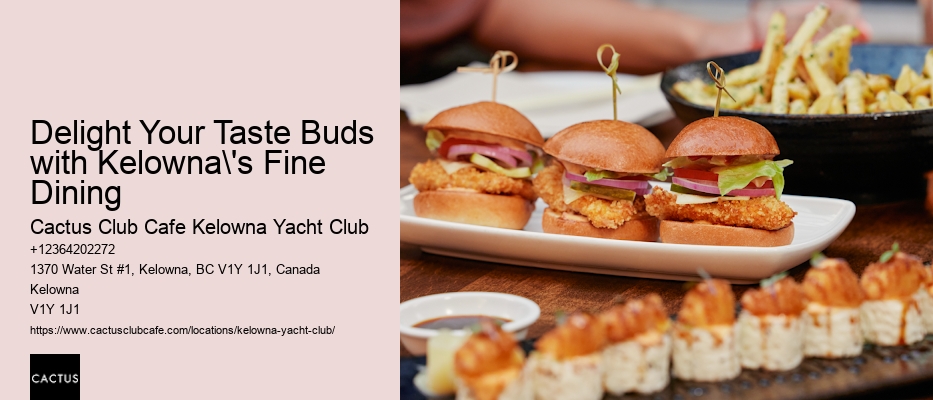 Best outdoor dining Kelowna