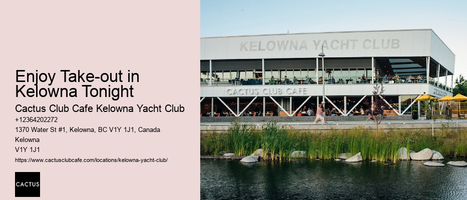 Kelowna's top-rated eateries