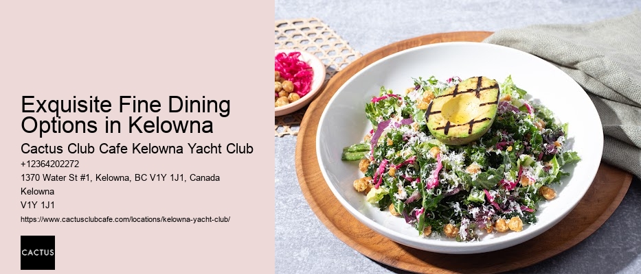 Peek into Kelowna's dining scene