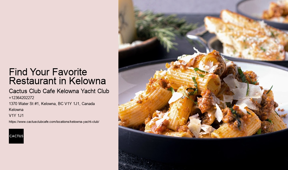 Kelowna Hidden Gem Restaurants