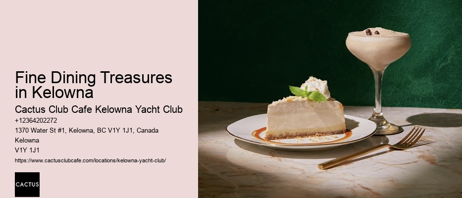 Kelowna Restaurants with Craft Cocktails