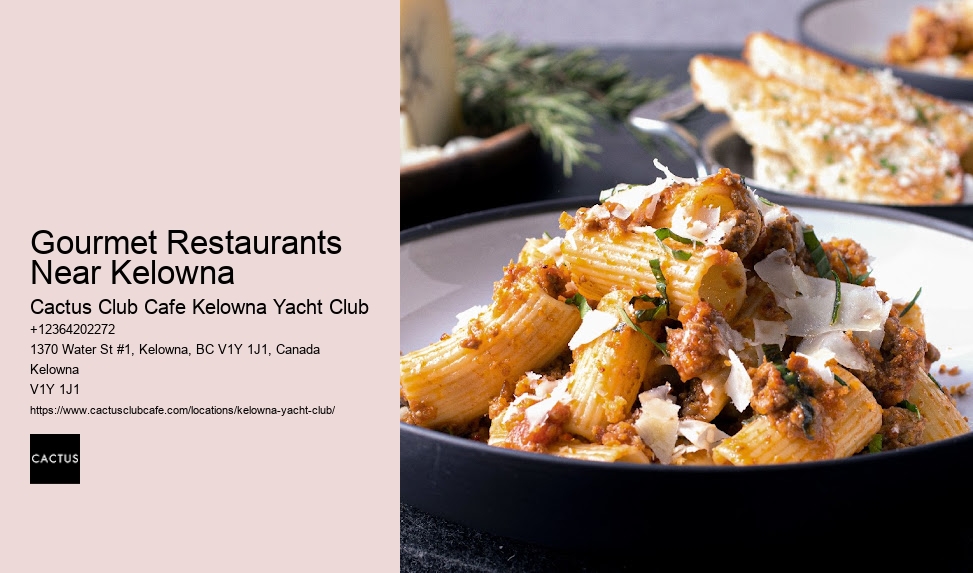 Kelowna Restaurants with Waterfront Views