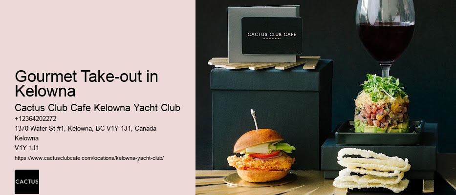 Kelowna's Finest Fine Dining Experiences