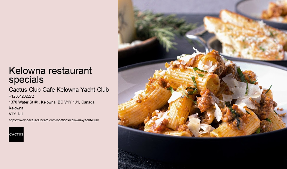 Kelowna Restaurants with Online Ordering