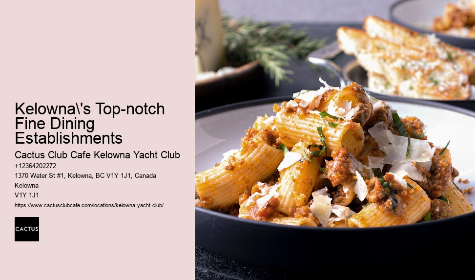 Delicious Take-out Menus in Kelowna